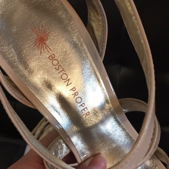 Boston Proper Women’s strappy stiletto sandals. - Picture 2 of 12